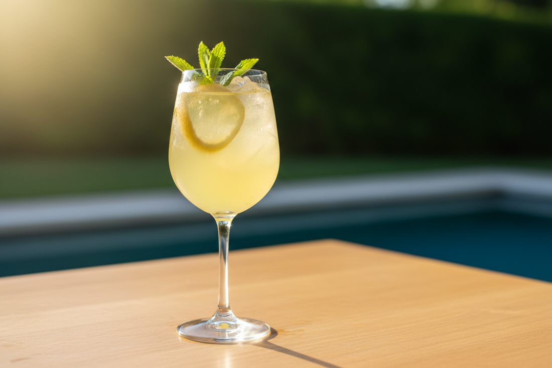 Citrus Sunset Cocktail - Lemon & Lime Wine Recipe